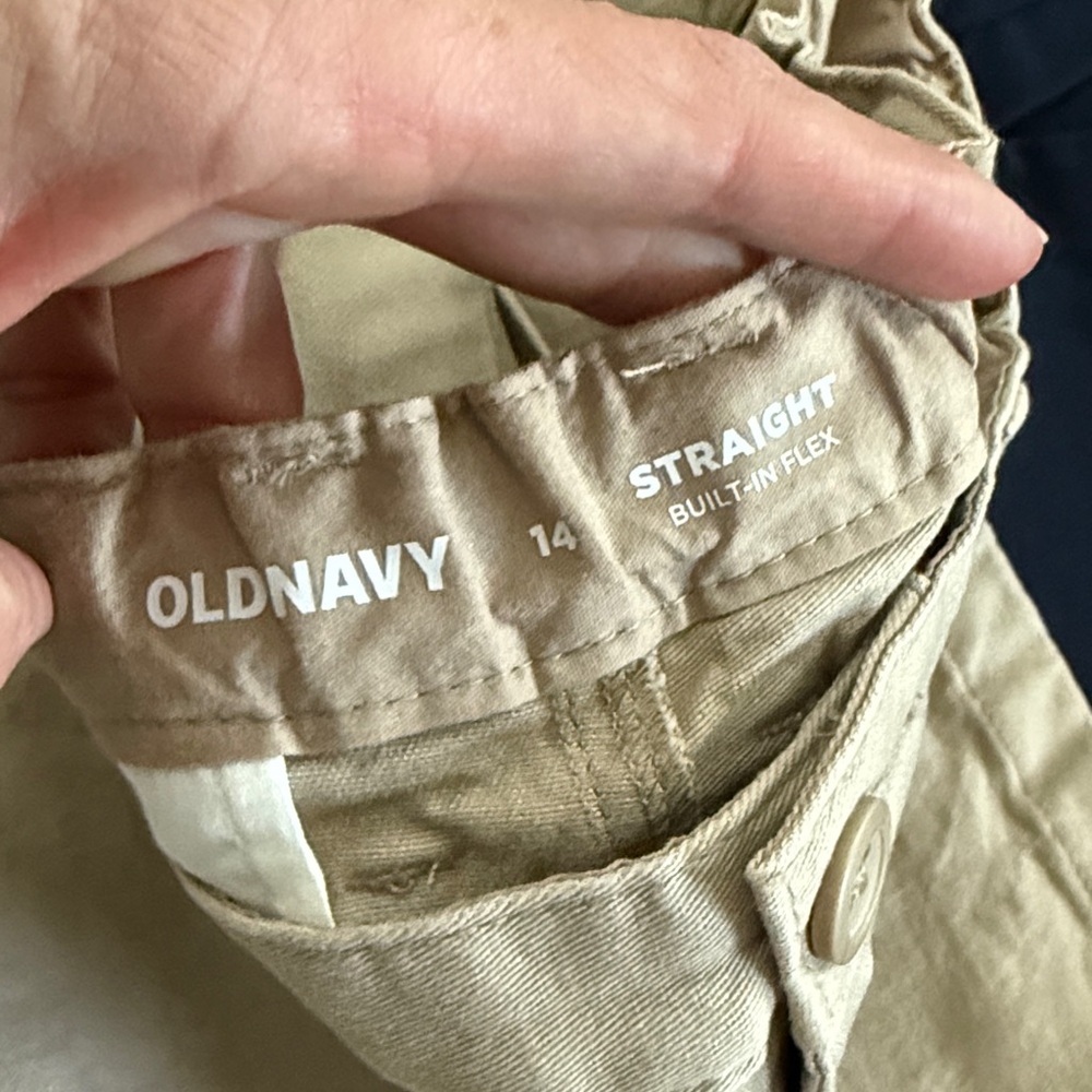Old Navy Boys Pants and Shorts - Navy, Beige, and Tan - Picture 2 of 2
